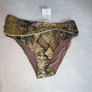 Dolce invita animal print high quality Brazilian Bikini bottoms size small new